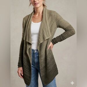 Athleta Dipped Wilton Wrap Cardigan, Size. XS